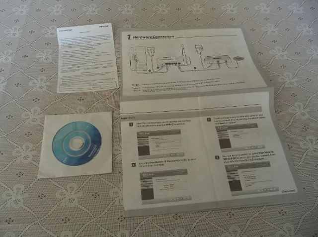 CD E Manual, De Instalação Roteador TP- Link - WR340G. - Foto 3