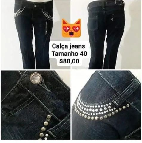 Calça jeans e shorts tamanho 40 - Foto 5
