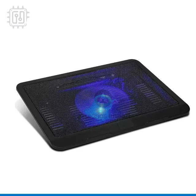 Base Suporte para Notebook com Cooler Ventilação Refrigerada Silenciosa Led Azul