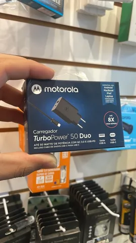 Carregador 50W Turbo Motorola