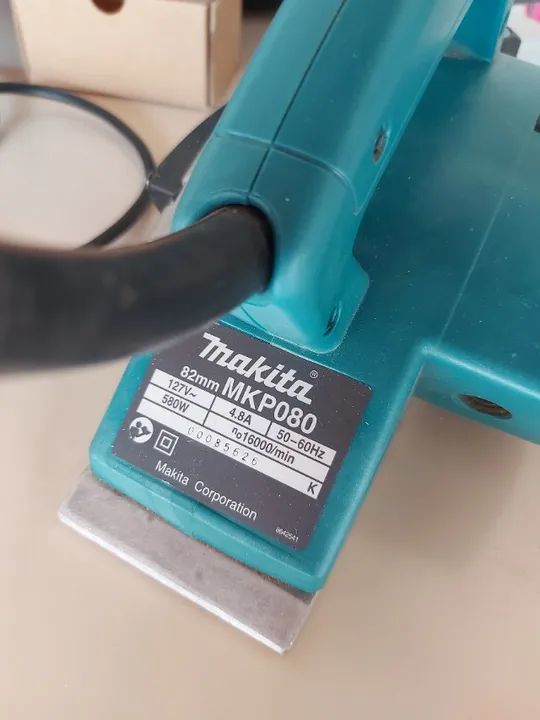Plaina Eletrica Makita 82mm Mkp080 - Foto 5