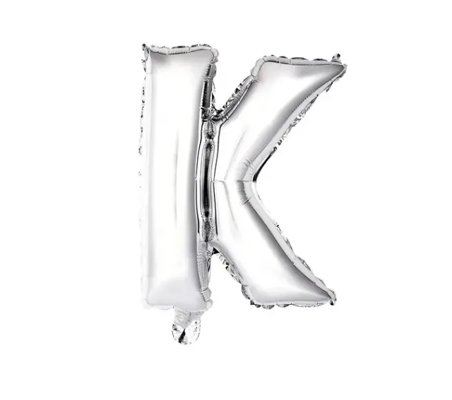 Balão Metalizado Letras Ballon Letter 16" 40cm Wb Cn498 - Letra K