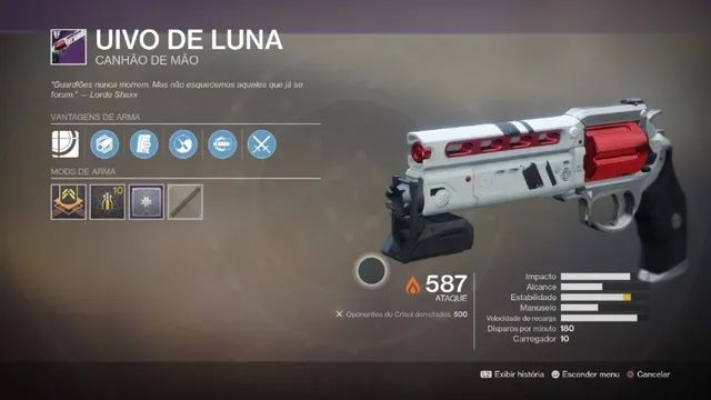 Uivo da Luna Destiny 2 Ps4