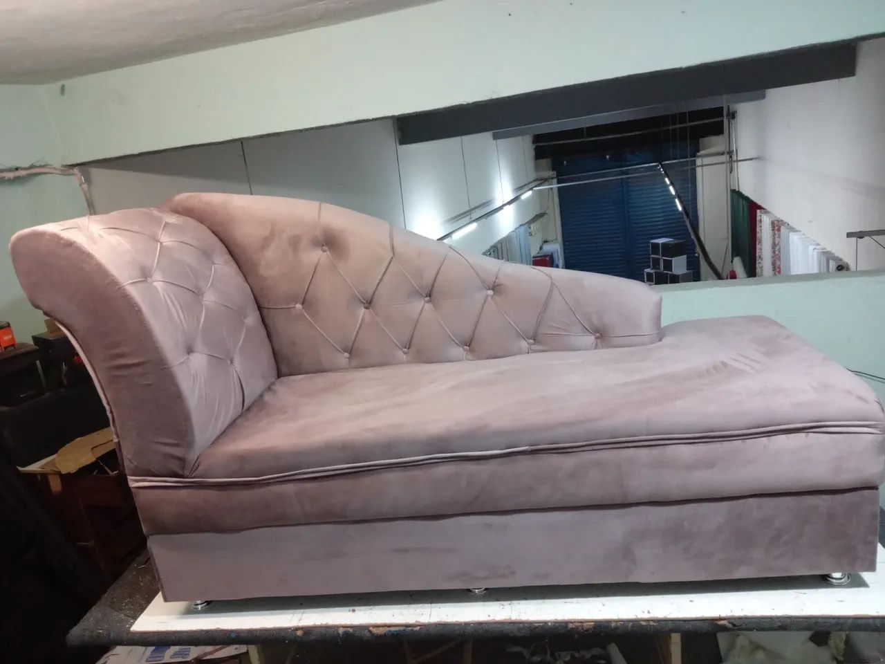 Recamier sofa veludo grande - Foto 5