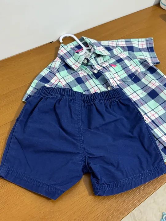Conjunto short e camisa carters 9M - Foto 4