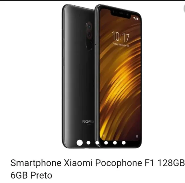 Xiaomi pocophone f1 128gb 6gb ram | +6 anúncios na OLX Brasil