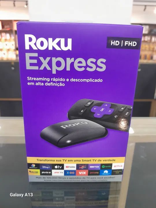 Roku Express - Streaming rápido e descomplicado em alta definição