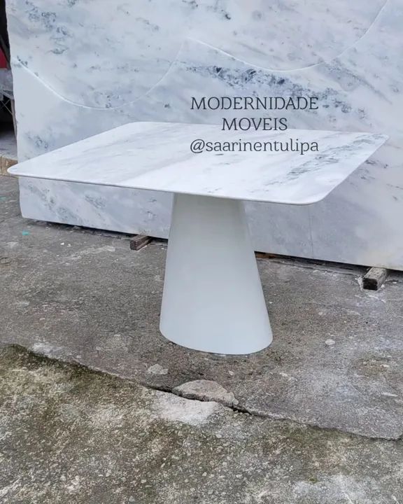 Fabricamos mesa cone + tampo retangular 1.40x0.80 espirito santo 