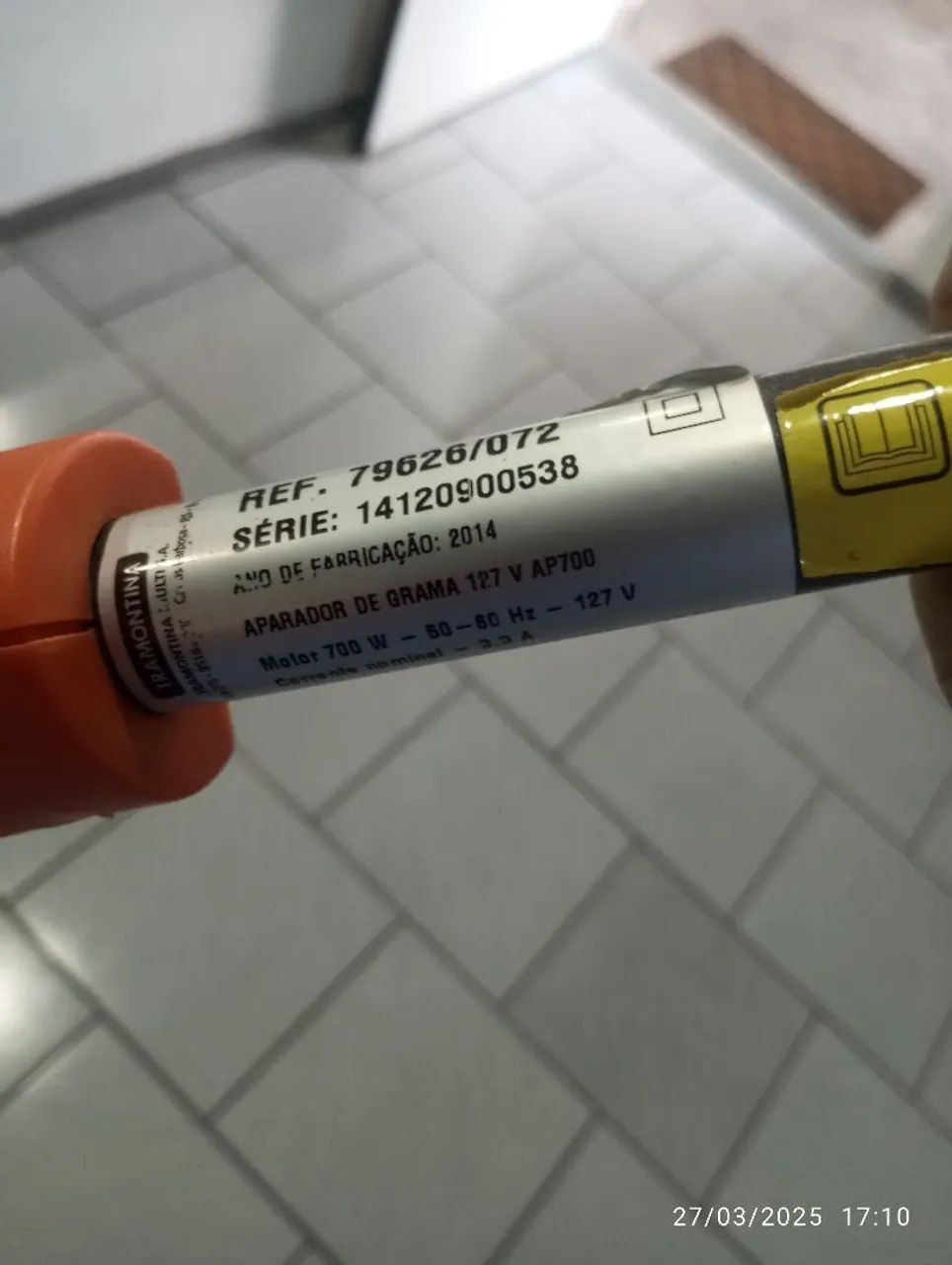 Aparador de Grama Tramontina AP700 - Foto 5