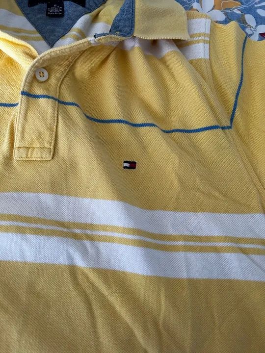 Camisa polo listras Tommy Hilfiger 