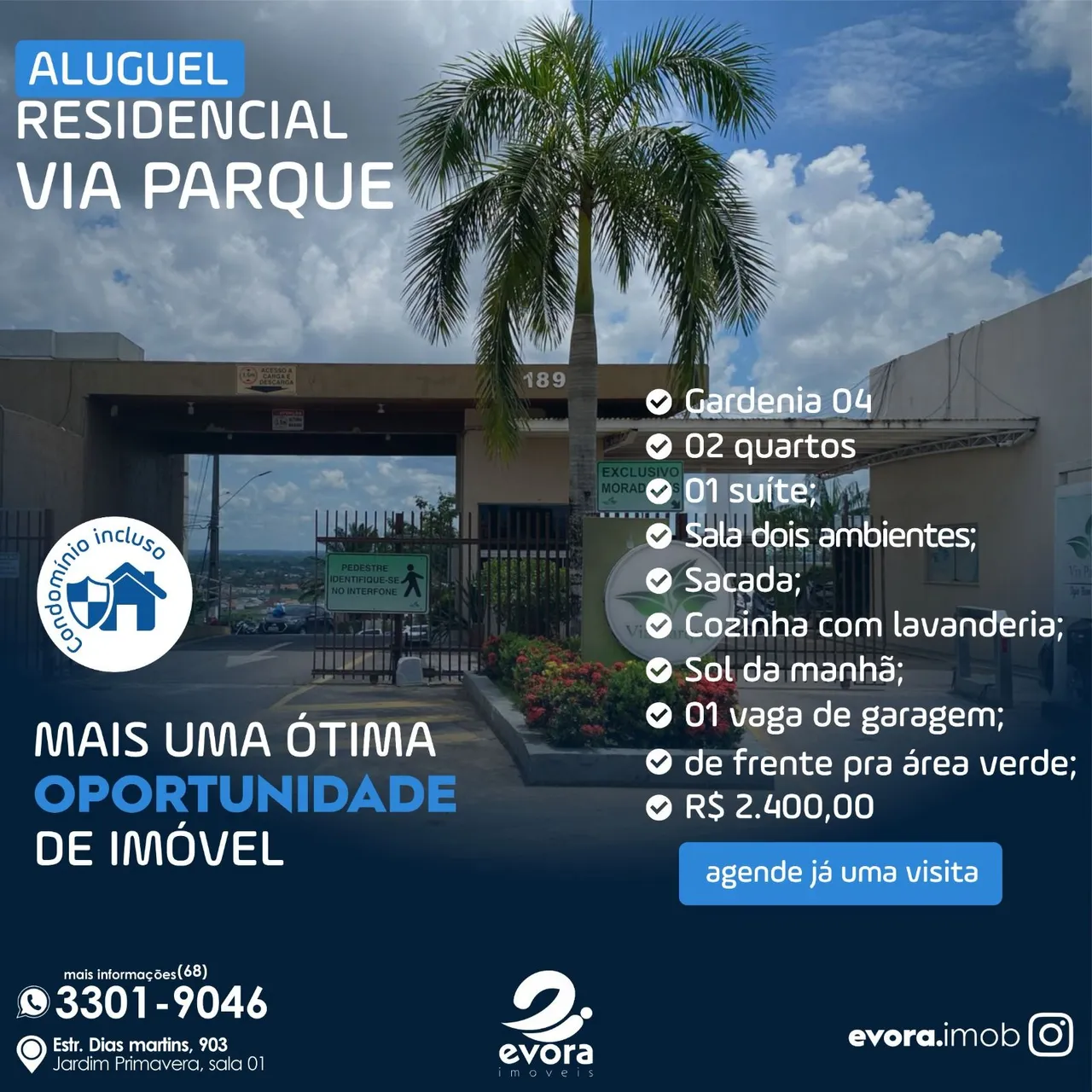 APARTAMENTO| VIA PARQUE 