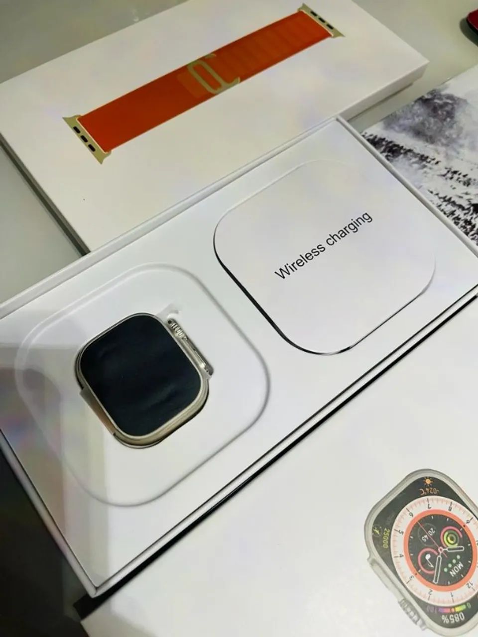 Smartwatch Apple Watch Ultra Série 9 IWO - Compatível com Android e iOS - Foto 2