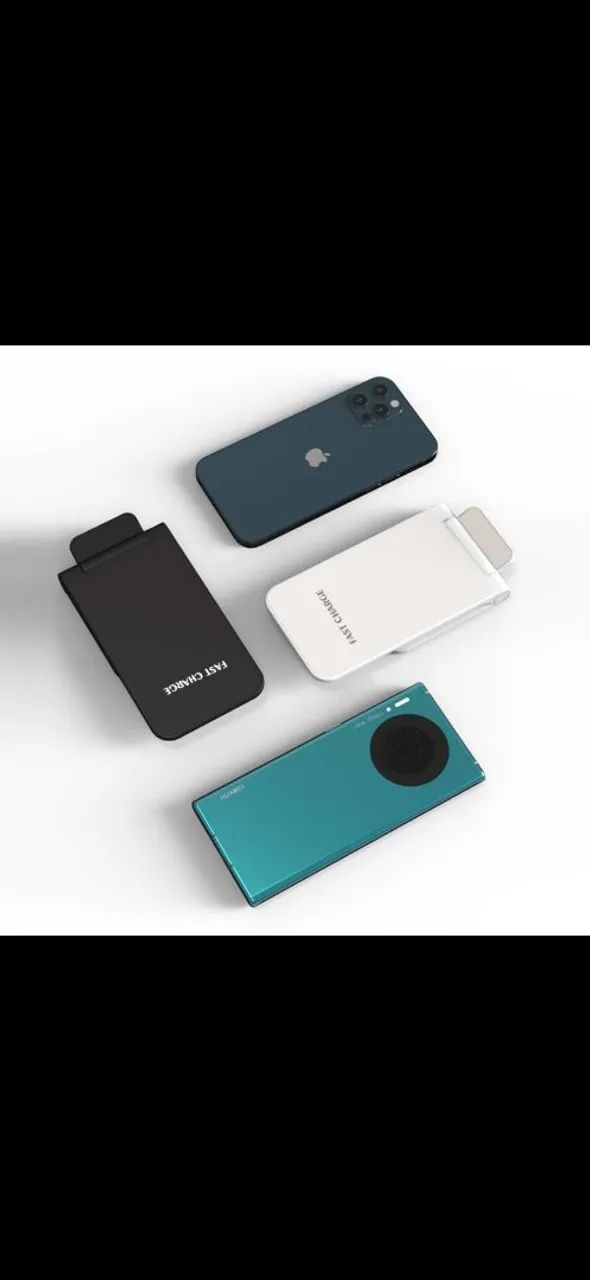 Base de carregamento wireless 30W - iPhone 11, 12, 13, 14 ,15 ,16 Pro - ANDROID