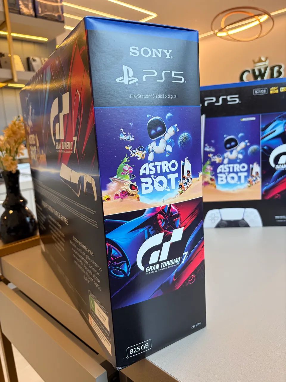 PS 5 Digital com 2 Jogos e 1 Controle 