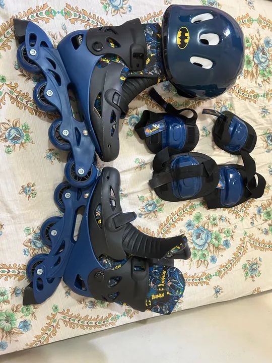 Patins Infantil Batman - Tamanho 37/40
