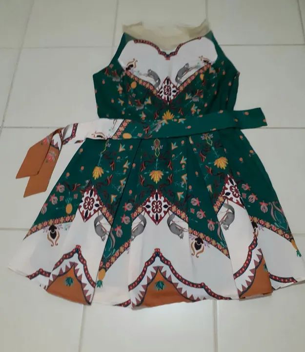 Vestido Floral Verde