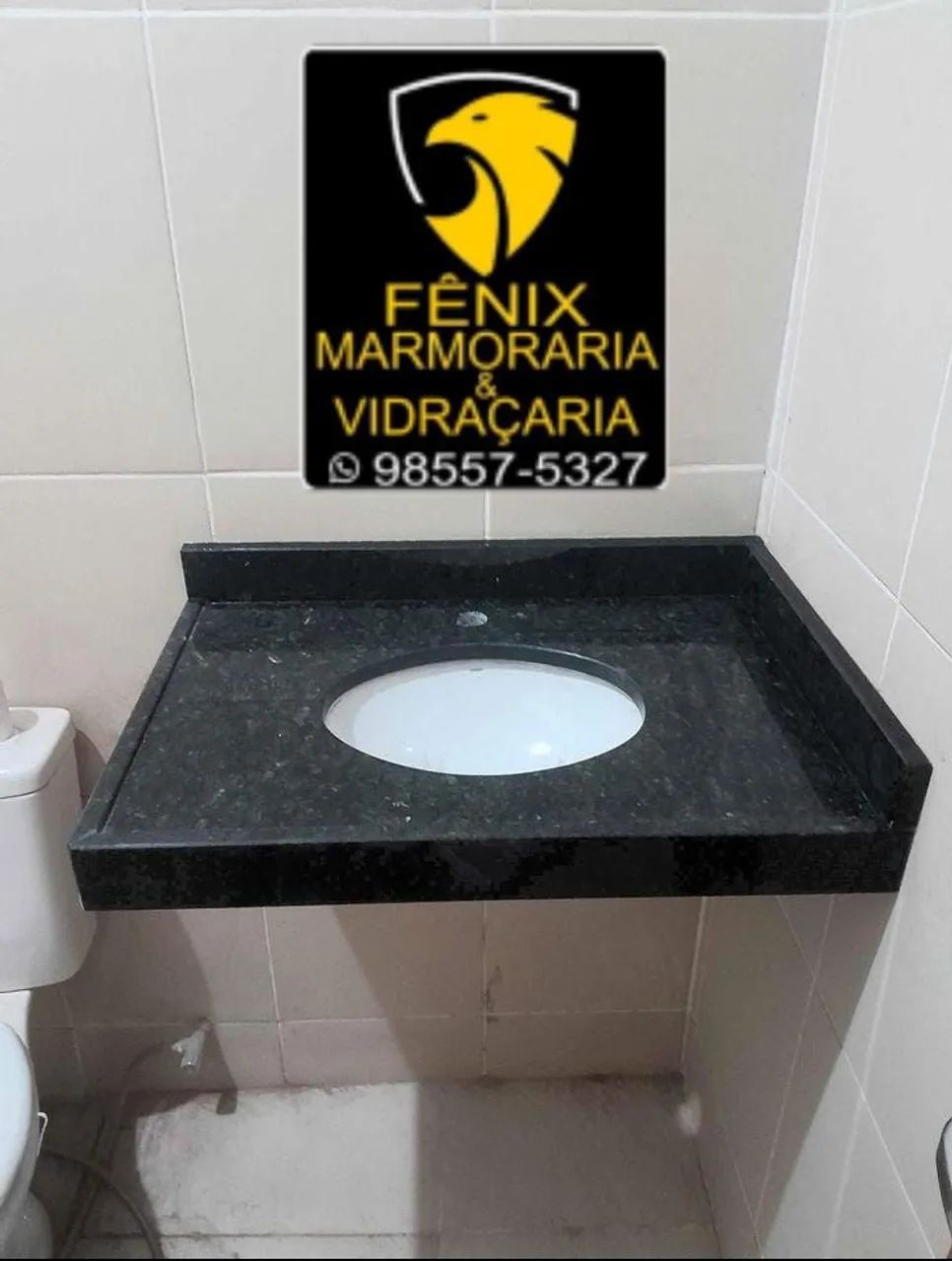 Pia de cozinha em granito preto - Foto 3