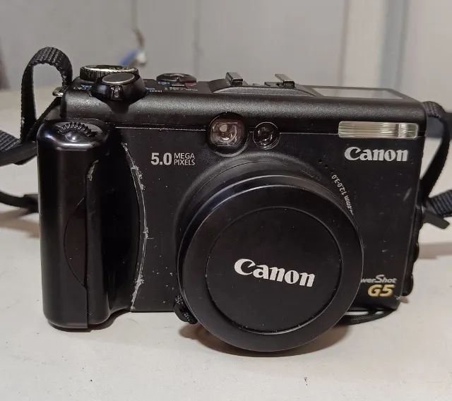 camera canon power shot G5 em bom estado funcionando para revisão