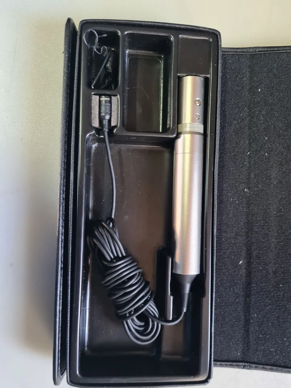 Microfone Sony ECM-44B Condensador Funcionando perfeitamente