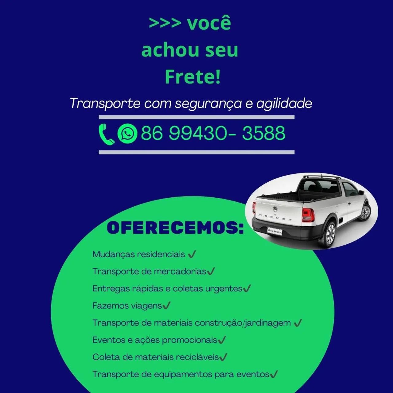 Frete Fretes Teresina Piauí