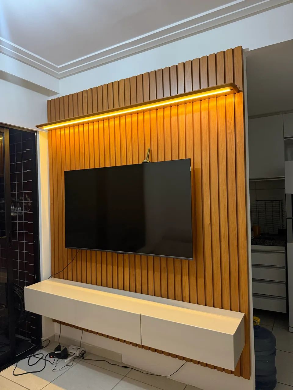 Painel ripado com led64330582937217120