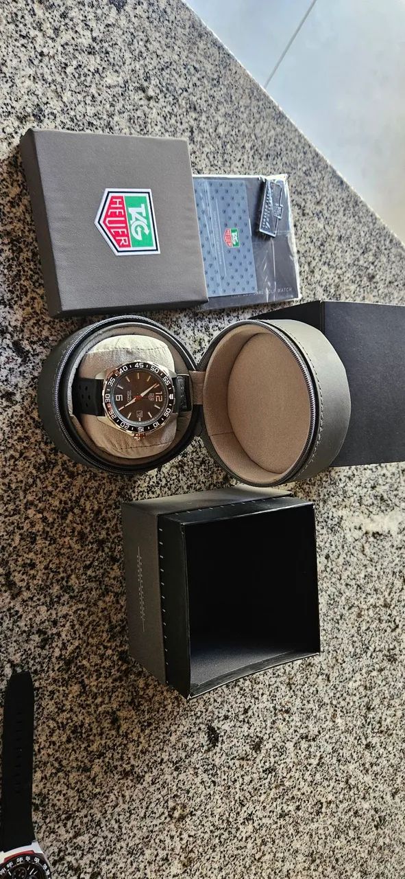 Relógio automático e quartz Tag Heuer + Caixa com case de viagem,tag, manual e certificado - Foto 5