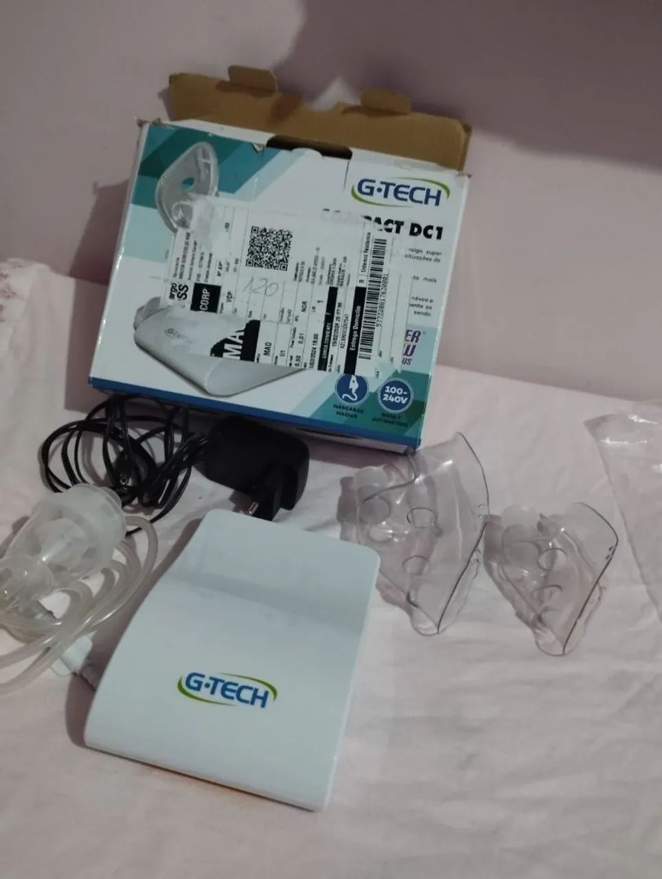 Inalador Nebulizador Compressor Infantil Adulto Bivolt