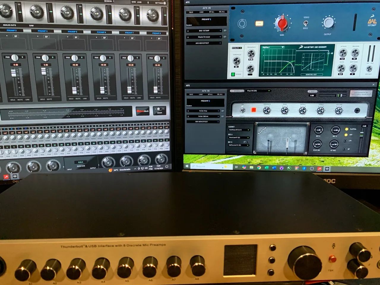 Interface Antelope Discrete 8 + pacote 70 plugins