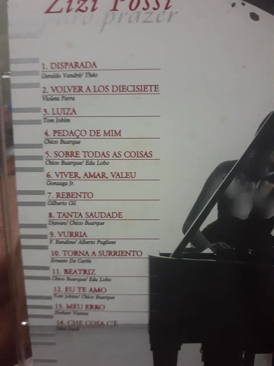 CD /  Zizi Possi - Puro prazer / 1999 - Foto 3