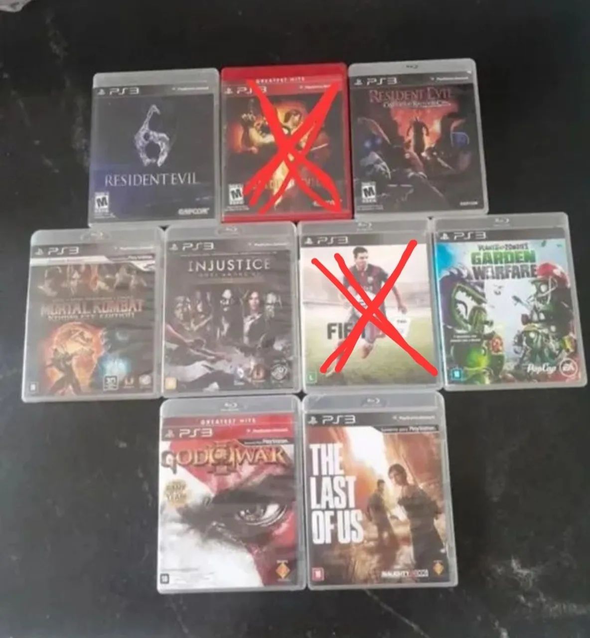 Jogos de ps3 a partir de 40 Reais