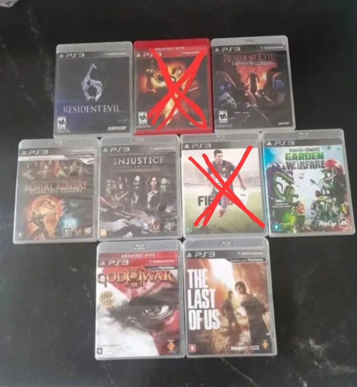 Jogos de ps3 a partir de 40 Reais