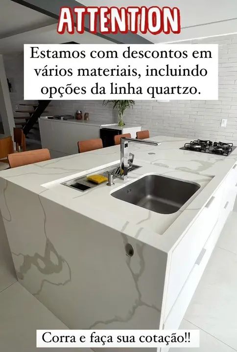 Fazemos bancada escada pia esculpida de todos os modelos e tamanhos  - Foto 4