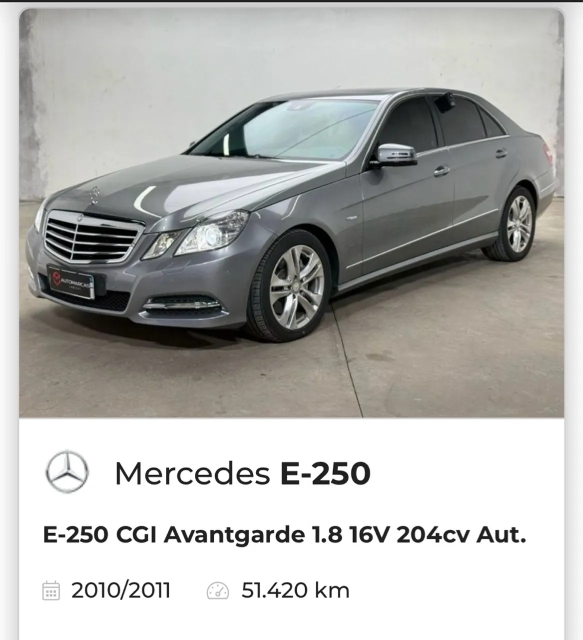 Vendo Mercedes e-250