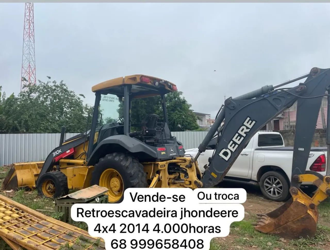 Retroescavadeira John Deere - Foto 2