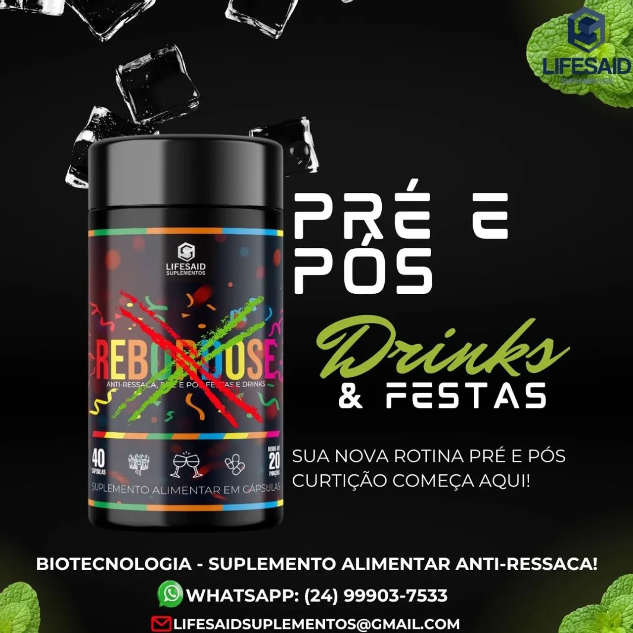 Empresa de suplementos e nutrição 