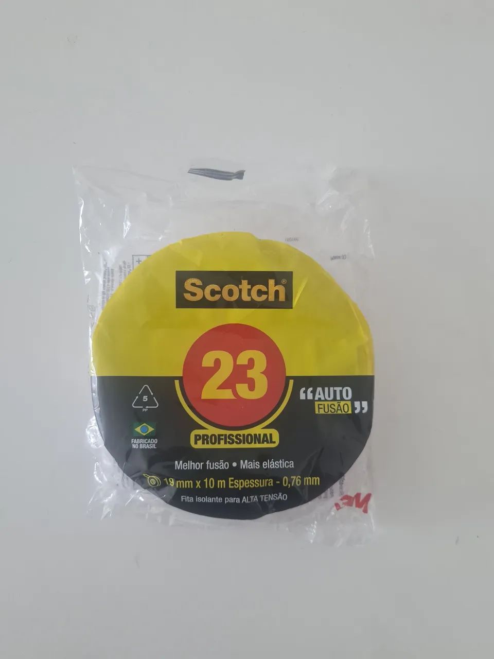 10 fitas isolantes auto fusão 19mm × 10m 23 3M - Foto 2