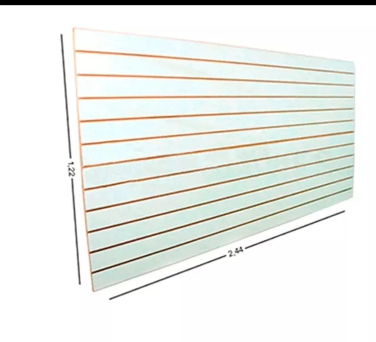 Painel canaletado 2,44 x 1,22 Semi novo.