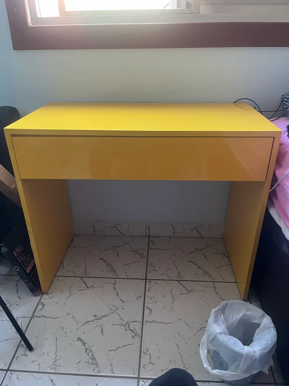 Mesa escrivaninha escritório com gaveta - Foto 3