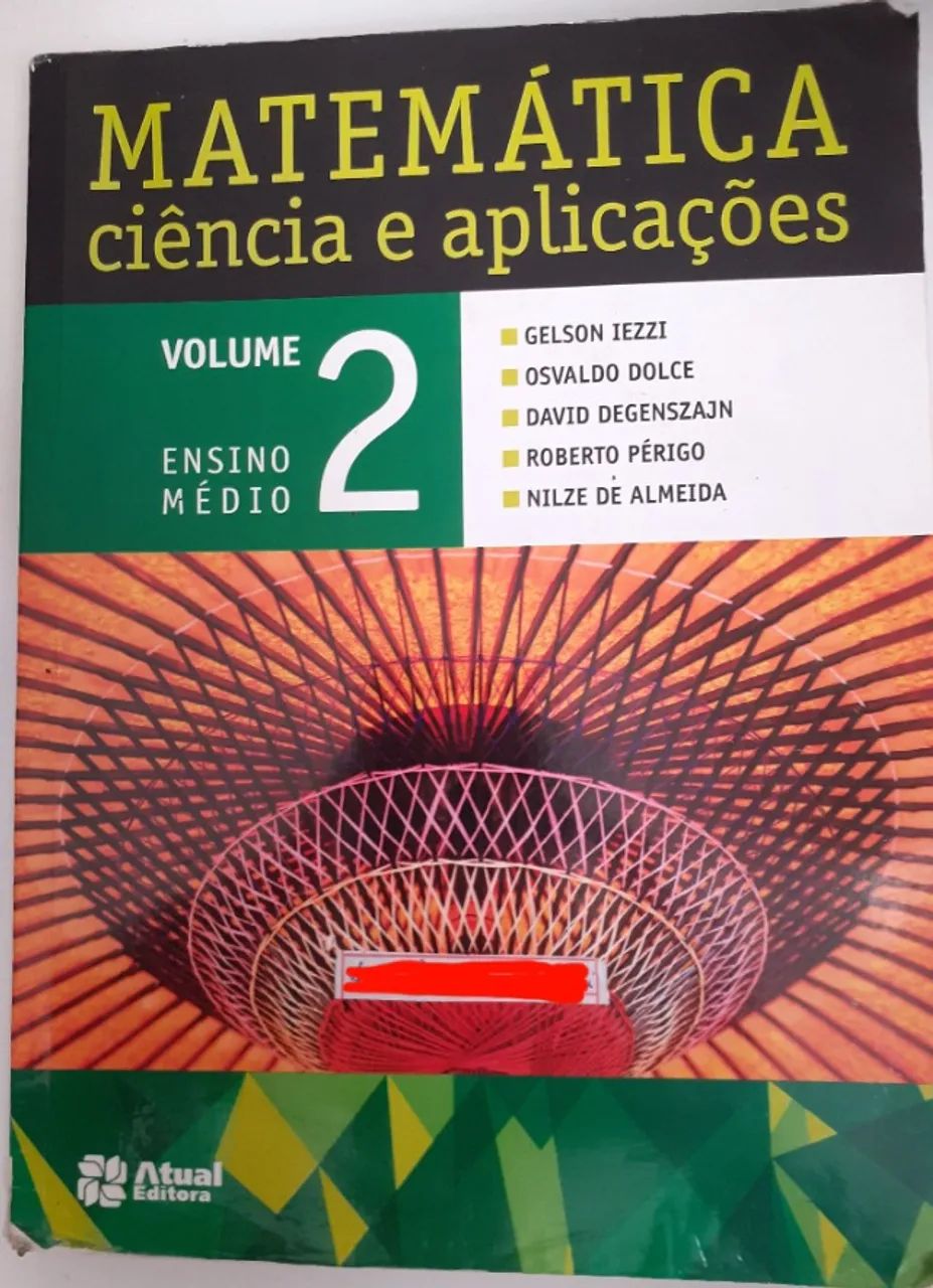 Vendo Livro Usado Matemática 2 - Ciência e Aplicações - 8ªedição, Editora Atual, 2014. 