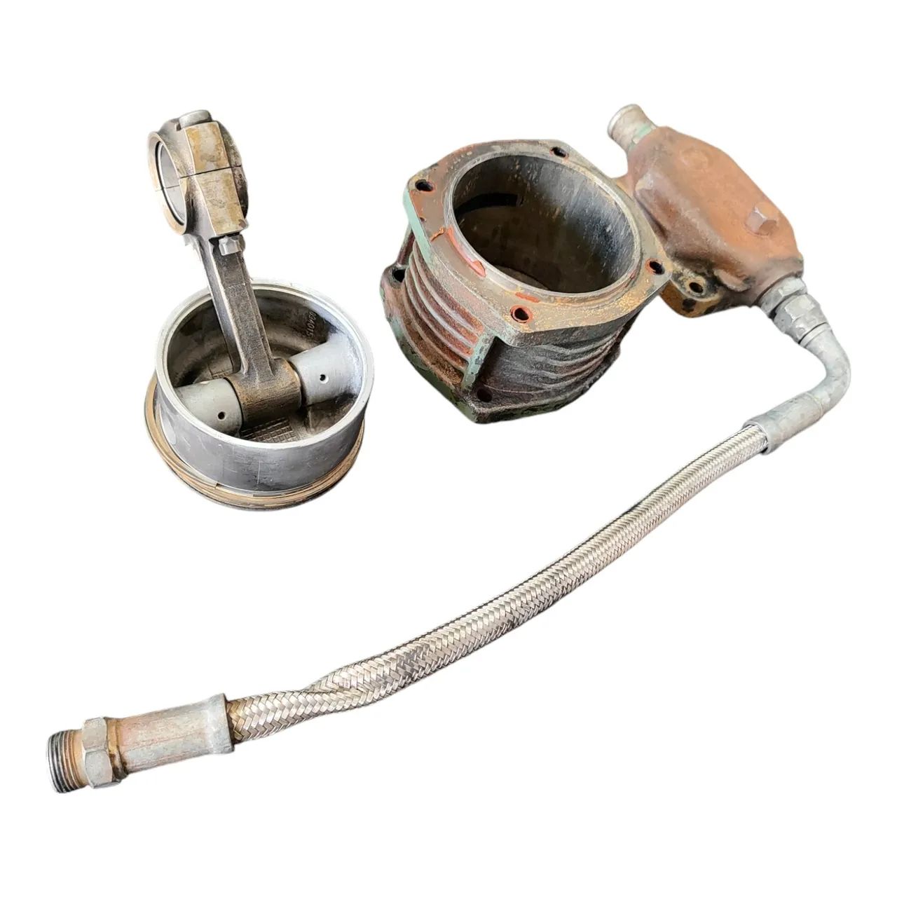 Compressor De Ar Motor Original M. Benz Om 364la  E1748 - Foto 3