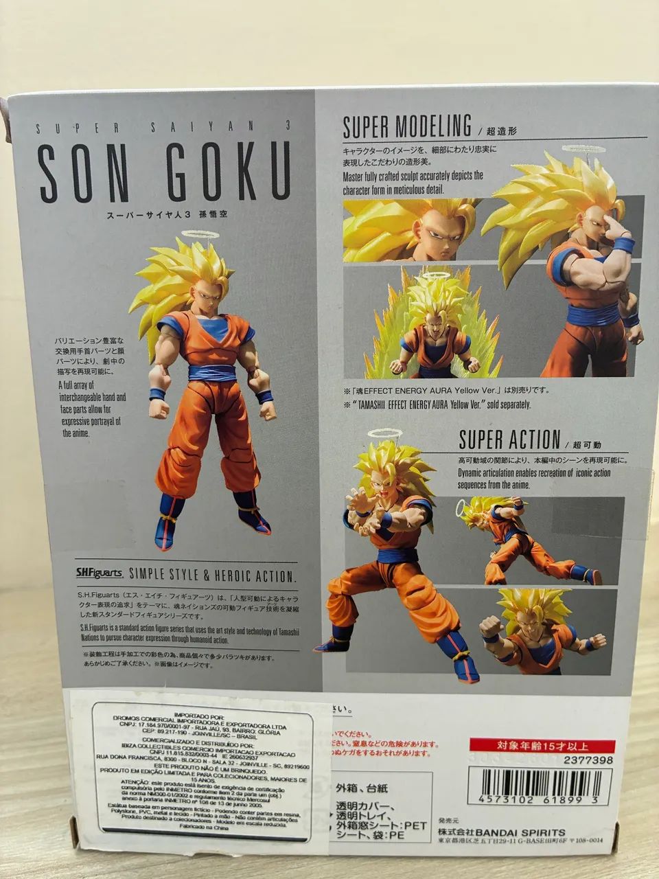 Goku Super Saiyan 3 S.h. Figuarts Dragon Ball Z Bandai - Foto 3