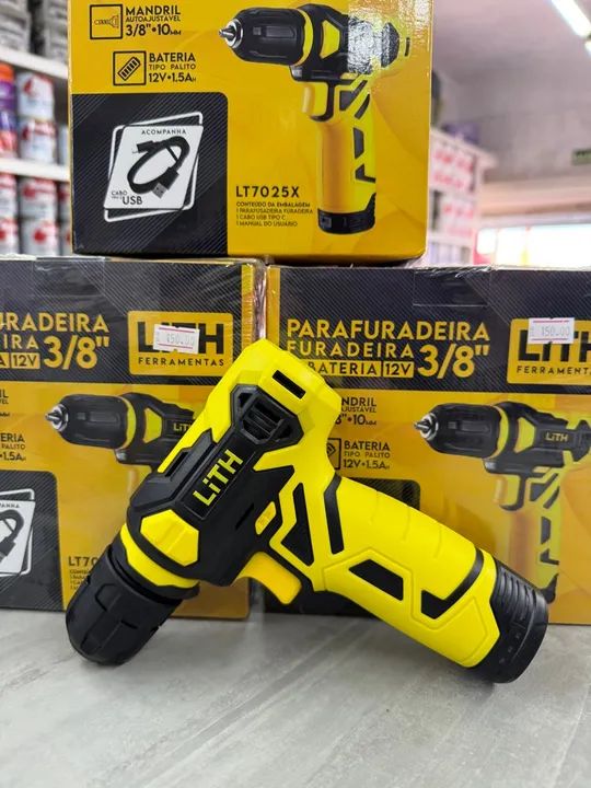 Parafuradeira/Furadeira 3/8'' 12V LITH - Foto 3
