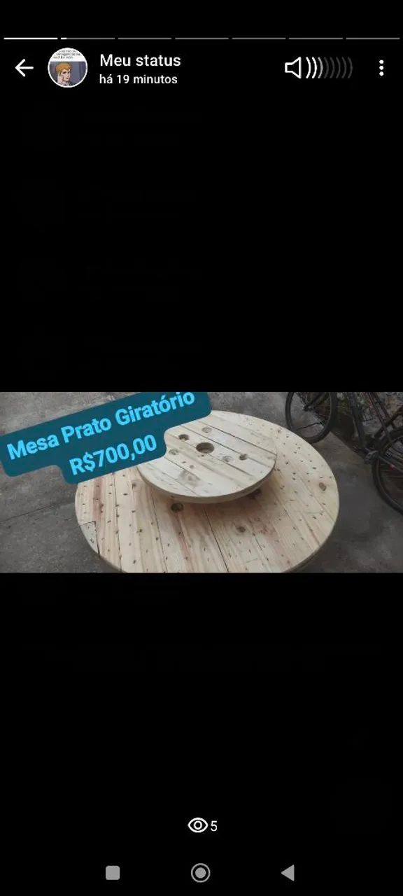 Mesa Grande de Madeira Rústica - Foto 5