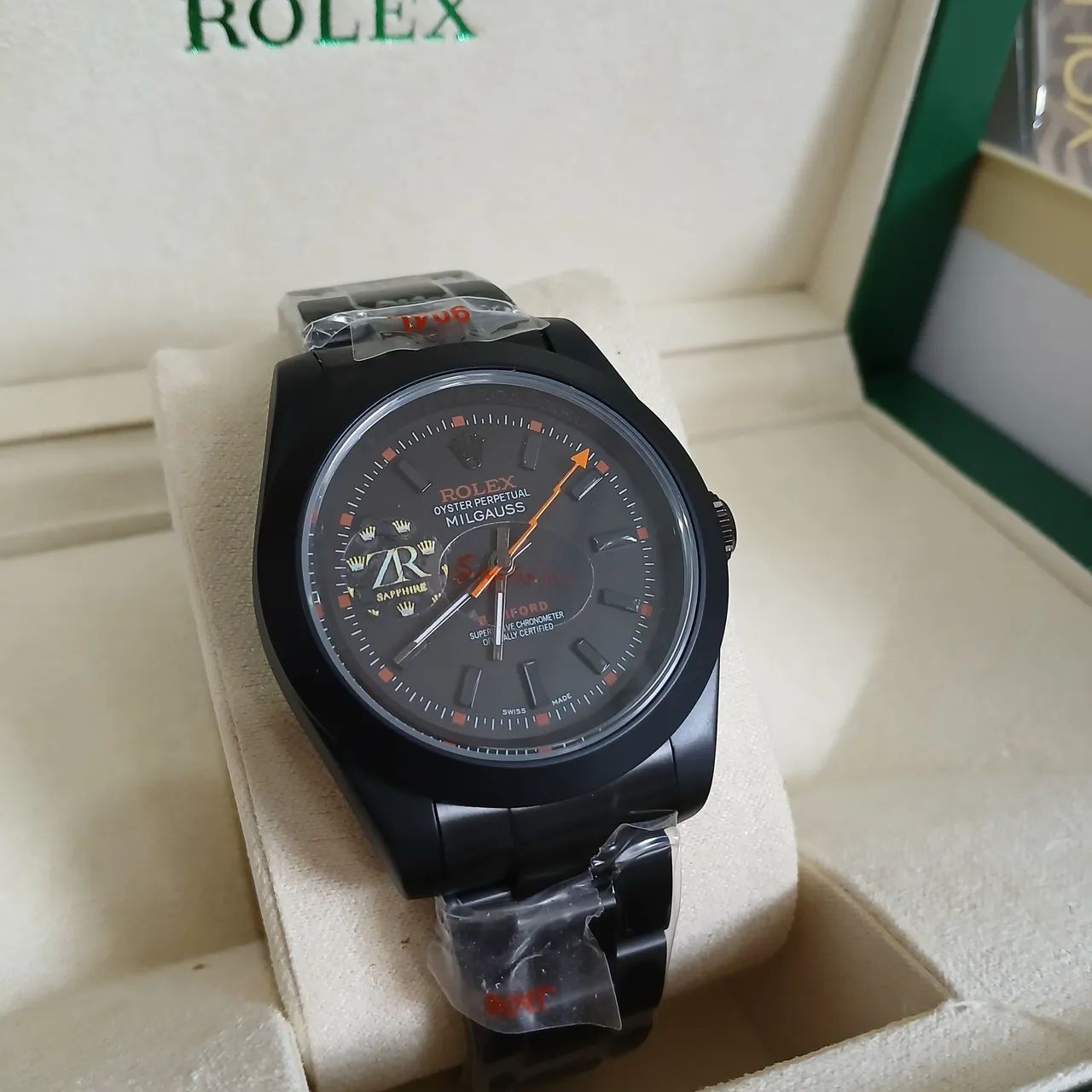 Rolex Milgauss Zaratsu Preto - Relógio de Luxo - Foto 3
