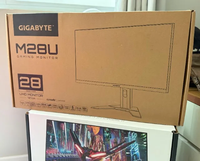 Monitor Gamer 4K Gigabyte M28U - 144Hz | 1ms | HDMI 2.1 | DPI 1.4 Freesync e G-Sync