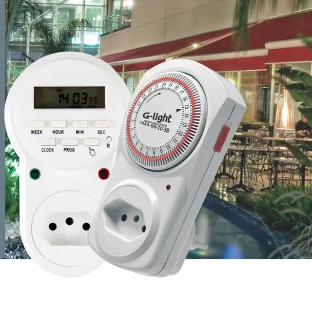 TIMER DIGITAL BRANCO 10A AUTOVOLT - Foto 4