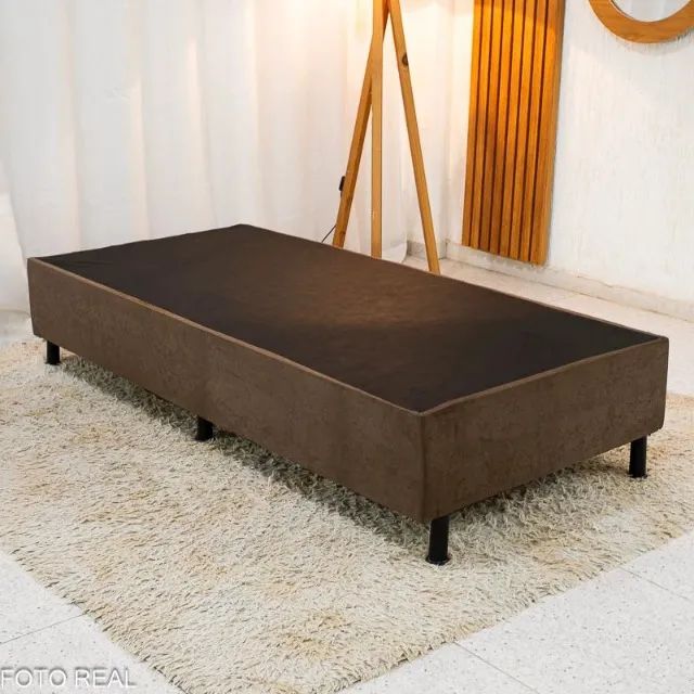 Base Box Solteiro Suede  - Foto 4