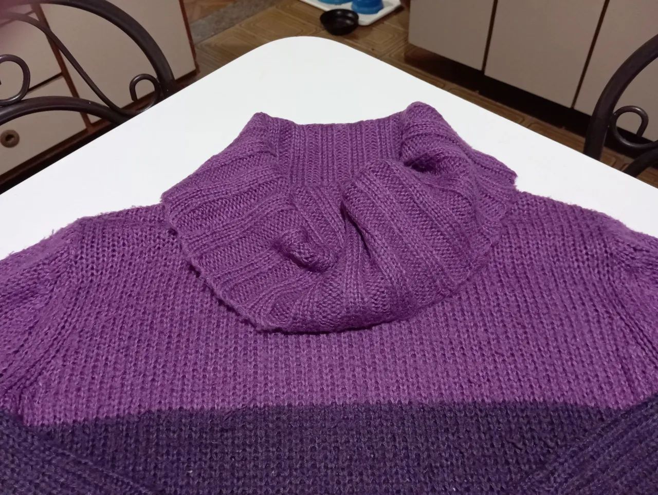Blusa Tricô com gola alta - Foto 3