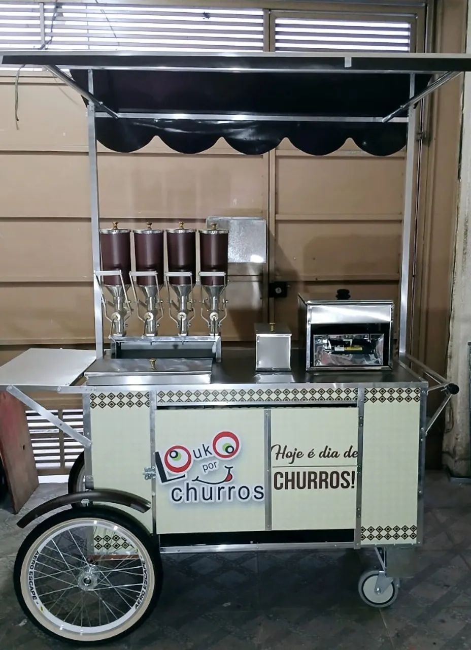 Carrinho de churros novo e outros modelos da fábrica Idealmaq - Foto 5