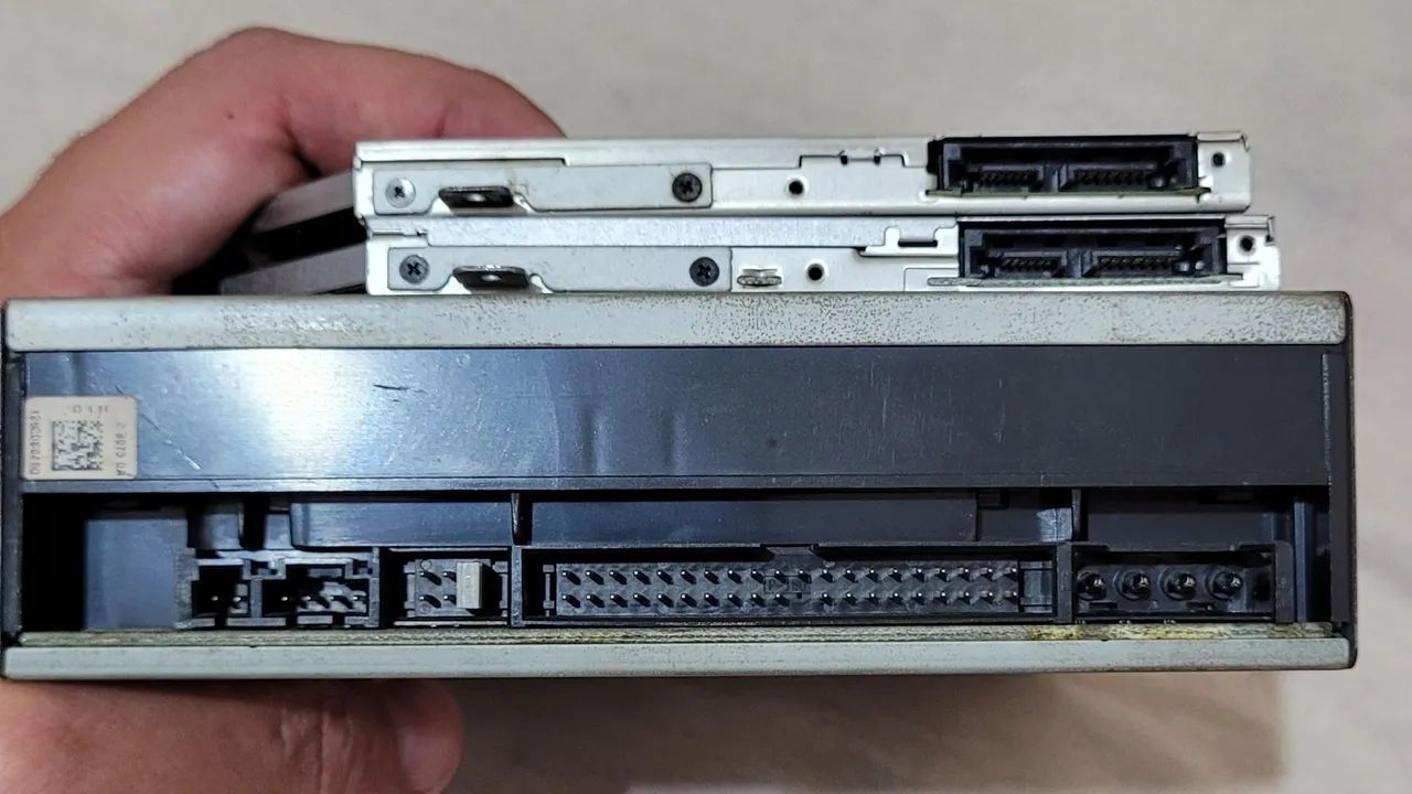 Lote 3 drives dvd rw - 1 desktop ide LG, 2 laptop notebook leitor CD DVD PC computador - Foto 2
